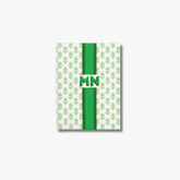 Block Print Monogram Stripe Journal